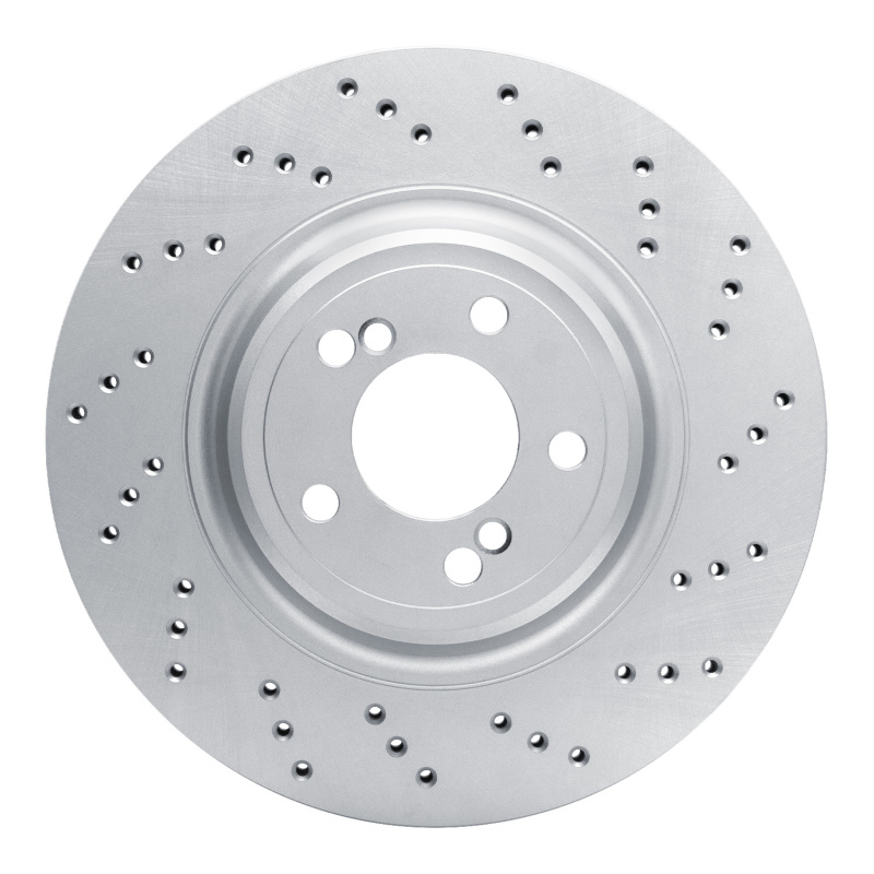 BMW M2 Brake Rotor (1) - Rear Right - R1 Concepts - GeoSPEC Drilled - `15-`20